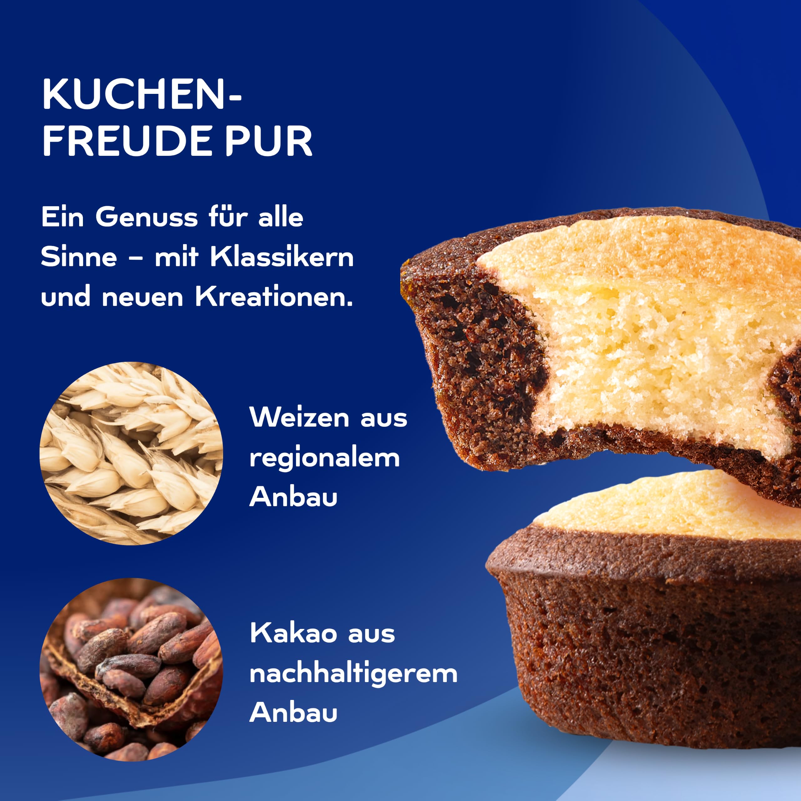 Bahlsen Kuchen-Snack Marmor - Mini-Marmorkuchen, 55x27,5g