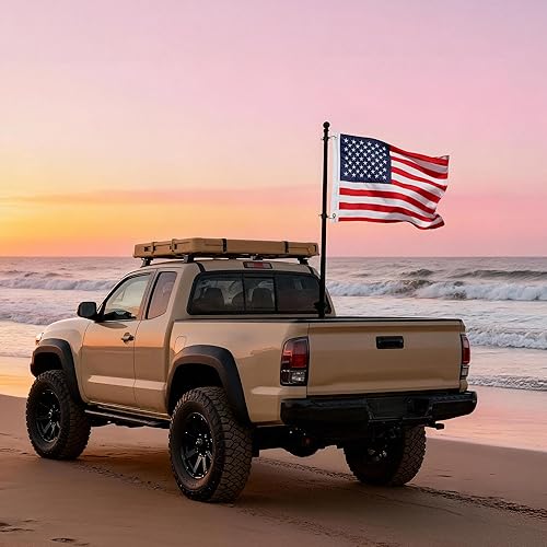 Miniatura 3 de Bandera estadounidense de 12.5 x 18 pulgadas, bandera estadounidense pequeña de Estados Unidos, bandera de Estados Unidos con estrellas bordadas