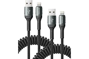 jukeKul Coiled Lightning Cable: The Perfect Car Charger for Effortless Charging