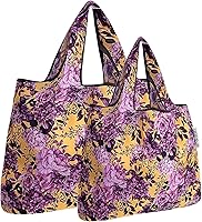 Vista 27 de allydrew Large Foldable Tote Nylon Reusable Grocery Bags