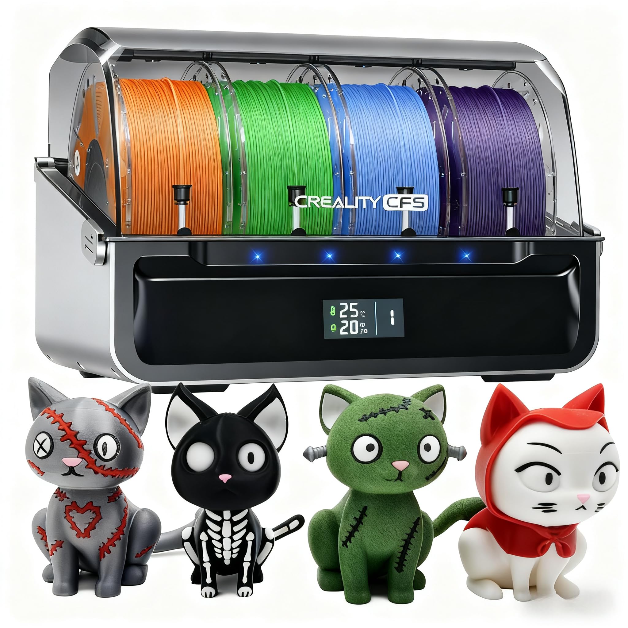 CREALITY CFS フィラメントケース Amazon.com: Creality CFS Multi-Color 3D Printer Filament System