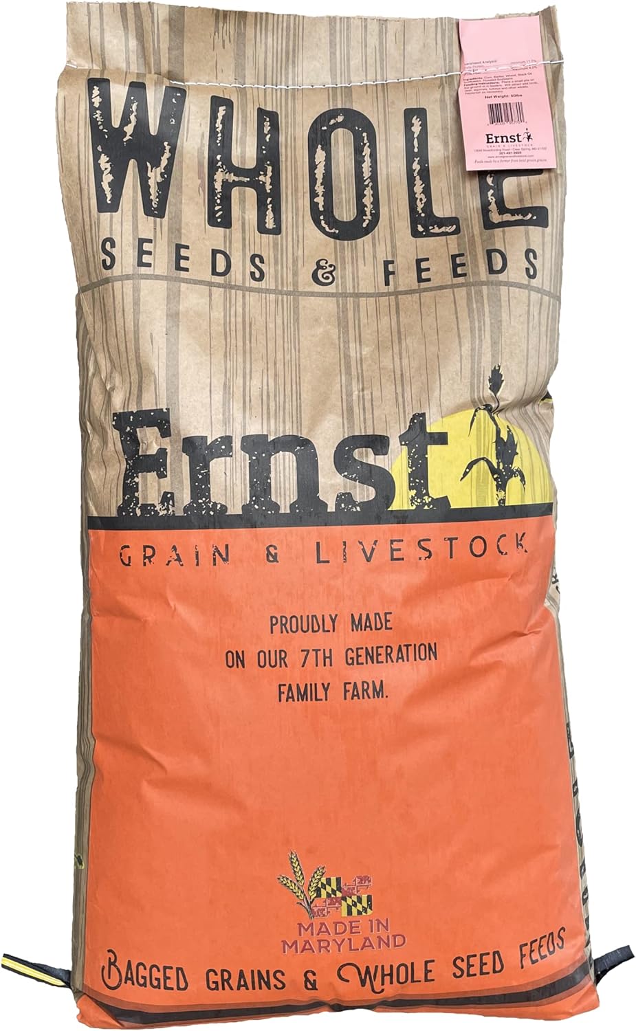 Ernst Grain & Livestock Non‑GMO Whole Barley Seeds & Feeds – Premium Feed‑Grade Grain for Livestock, Poultry & Small Animals – 10 lb (160 oz) Portable Bag – Pure, Unprocessed, Nutrient‑Rich