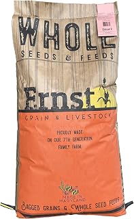Ernst Non-GMO Whole Barley Feed for Livestock Poultry Chickens - 50lb Bulk Clean Nutrient-Rich Seeds