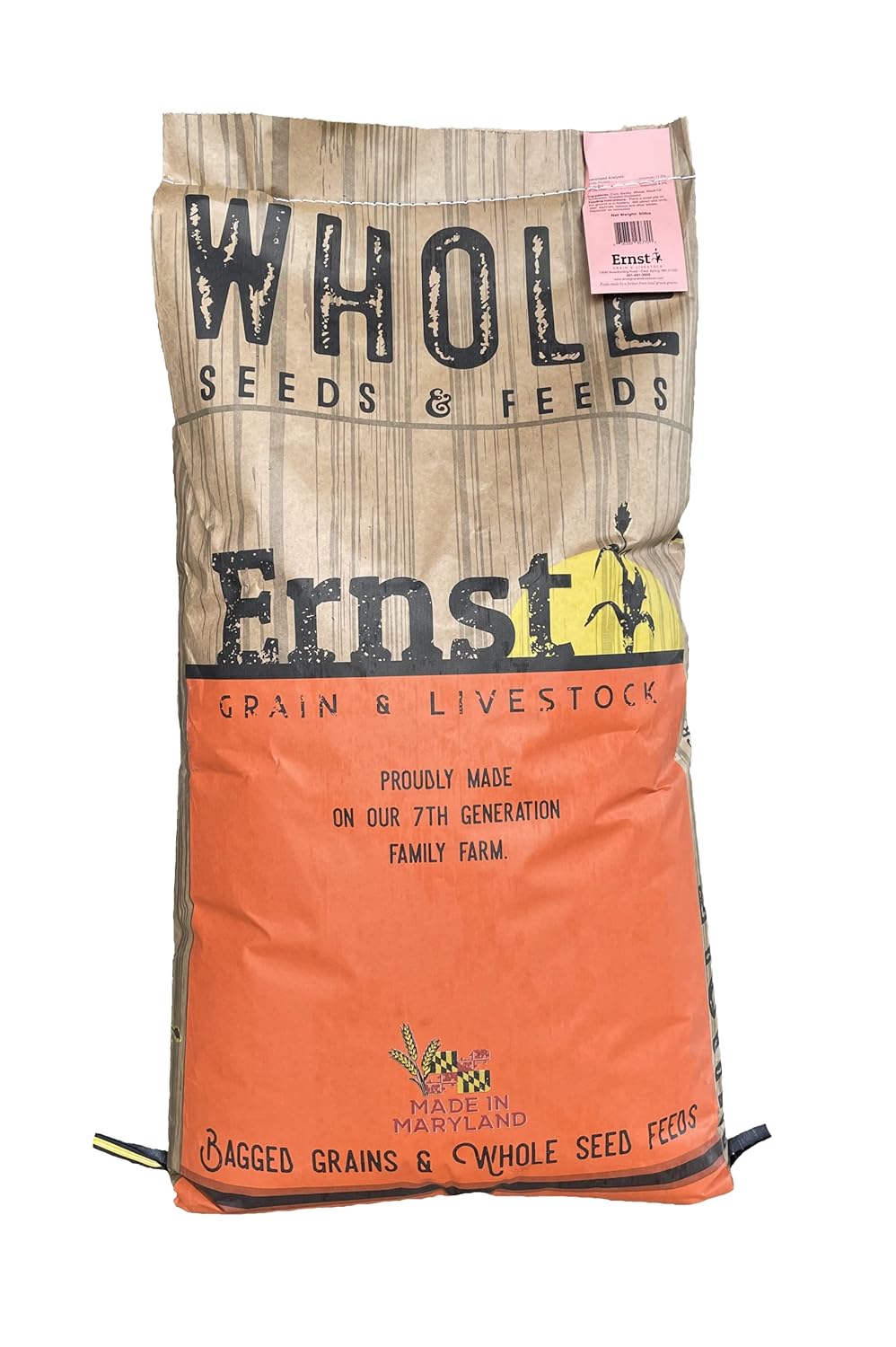 Ernst Grain & Livestock Shelled Corn, Non-GMO, 46 lb – Perfect Feed for Deer, Squirrels, Chickens, Ducks, Rabbits, Geese, and More!