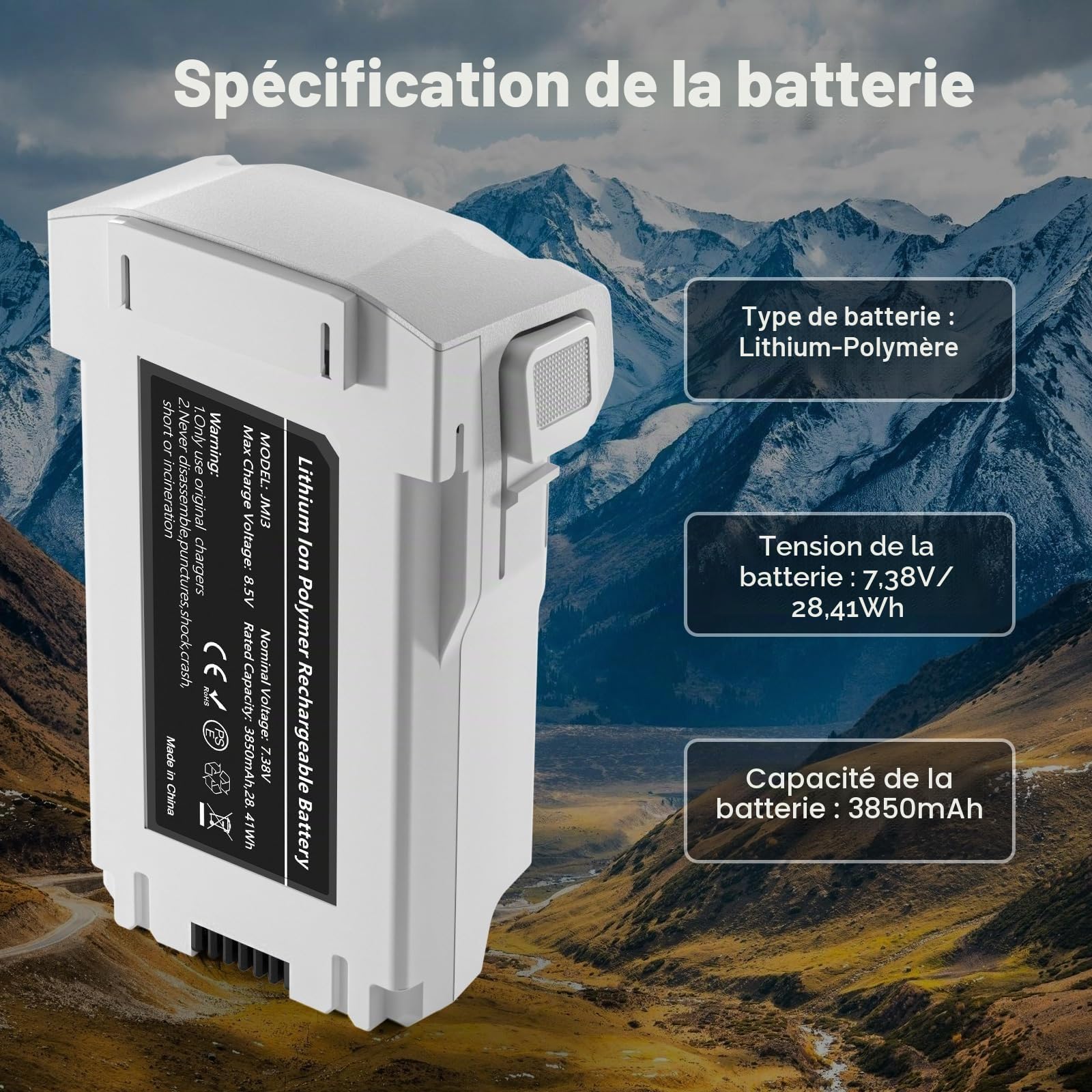 Treeboy Batterie de vol intelligente Plus pour DJI Mini 4 Pro/Mini 3/Mini 3 Pro, 3850mAh 47 minutes de temps de vol Mise à niveau 2025
