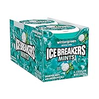 Vista 3 de ICE BREAKERS - Mentas para el aliento sin azúcar, sabor gaulteria, latas de 1.5 onzas (8 unidades)