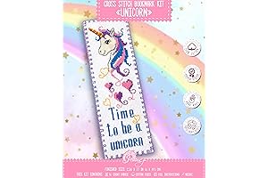 Povitrulya 'Unicorn' Cross Stitch Kit Bookmark Set