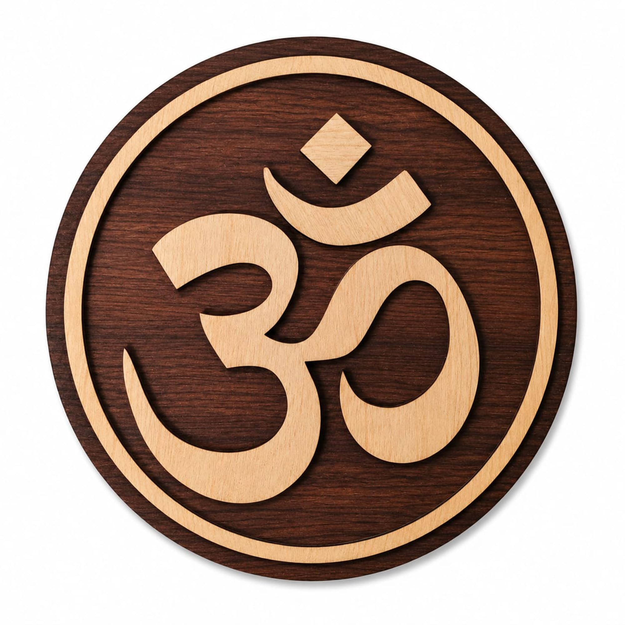 SOLOBOLO Spiritual MDF Wall Decor & Wall Hanging | Premium Printed Home, Mandir & Pooja Room Wall Art for Living Room, Bedroom, Office & Meditation Corner Souvenir (Om Symbol, 12 Inch)-image-46
