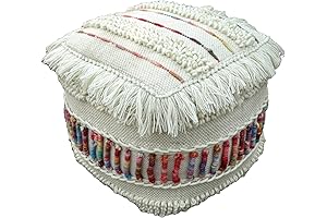 Christopher Knight Home Roth Bohemian Wool Pouf