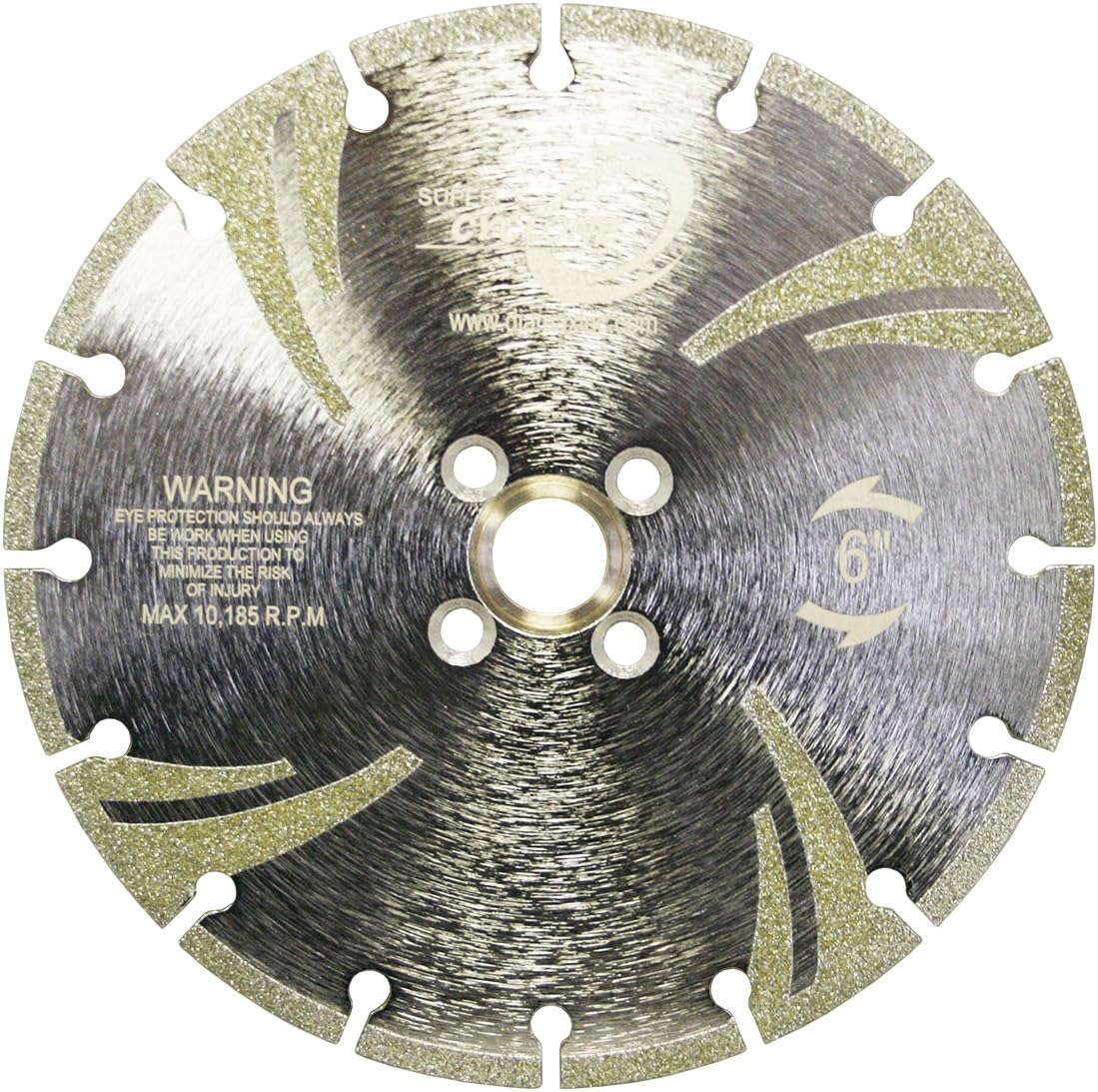 Cyclone 6 Inch Super Electroplated Marble Blade
