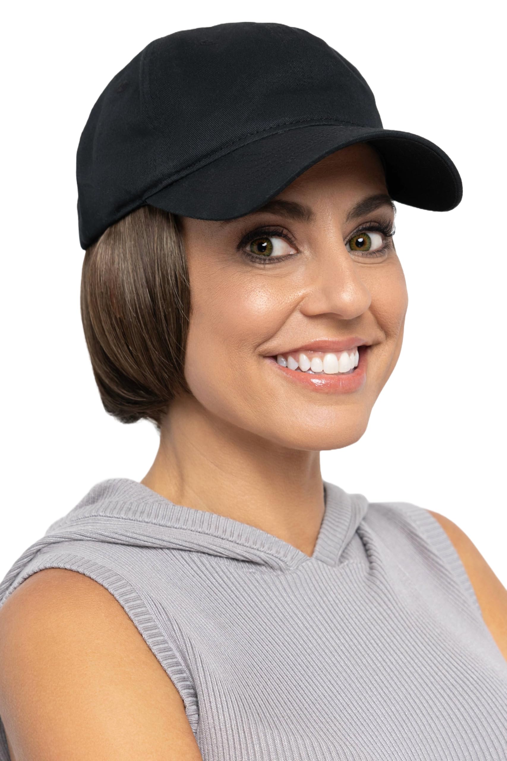Henry Margu Hair Accents Short Baseball Cap Hair Fibers - 8H
