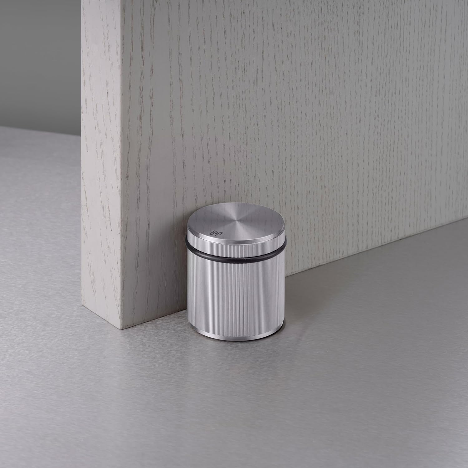 Buster and Punch Freestanding Linear Knurl Steel Door Stop
