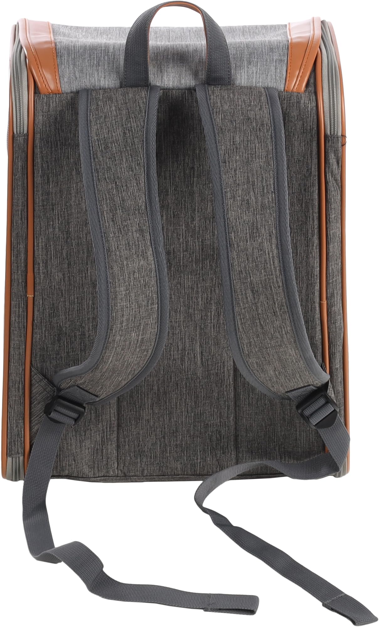Flamingo Sac à Dos pour Animaux Tanana Gris - 35x25x42cm - Confortable, Ventilé et Sécurisé - Idéal pour Chiens et Chats de Petite Taille