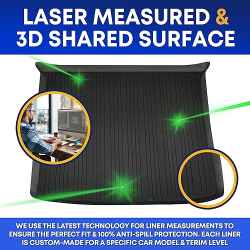 Miniatura 2 de Forro de carga prémium para Mercedes-Benz ML 2012-2015 – 100% de protección, alfombrilla de maletero de automóvil de ajuste personalizado,