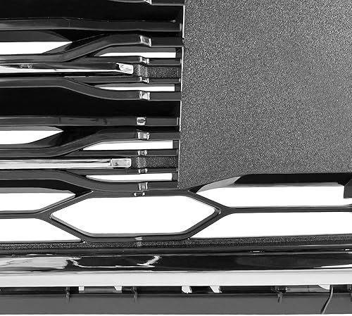 Miniatura 3 de DIBON AUTO Rejilla superior inferior compatible para Chevy Malibu parachoques delantero rejilla de malla de panal 2016 2017 2018