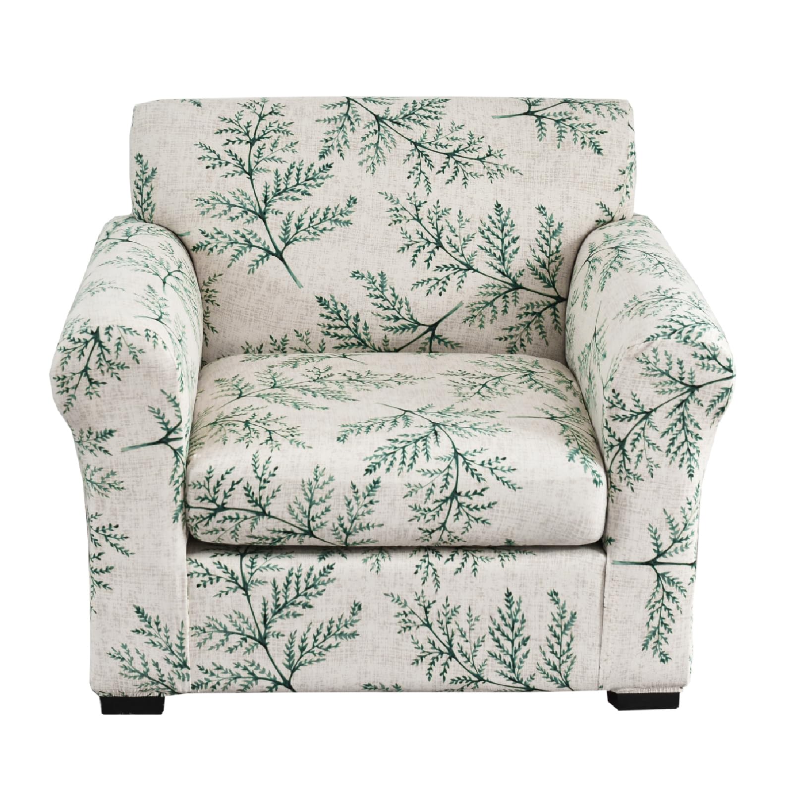 KRFOONN 2 Piece Chair Covers Printed Sofa Covers Couch Covers Washable Armchair Sofa Couch Slipcover Furniture Protector with Elastic Bottom for Living Room (Armchair, 30), Small