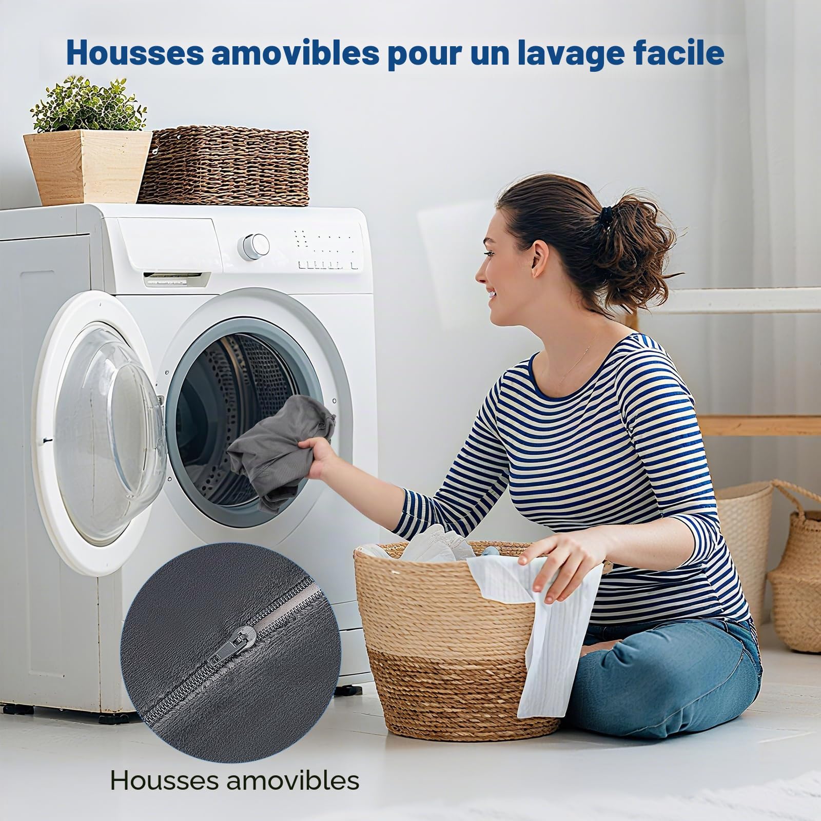 Coussin de lecture ergonomique avec appui-tête et accoudoirs amovibles, support dorsal pour lit, canapé, sol, réglable pour la lecture, le travail et la détente