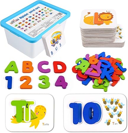 Stfitoh Toys For 2 8 Years Old Boys Girls Montessori Toys Alphabet Flash Cards Birthday Gifts For 2 10 Year Old Girls Toys Age 2 10 Years Educational Toys For 2 10 Year Old Amazon Co Uk