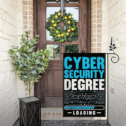 Miniatura 4 de Metal Signs Computer Cyber Security Degree Loading Funny Science Coder Vintage Metal Tin Sign for Home Office Kitchen Bar Cafe Garden Farmhouse Wall