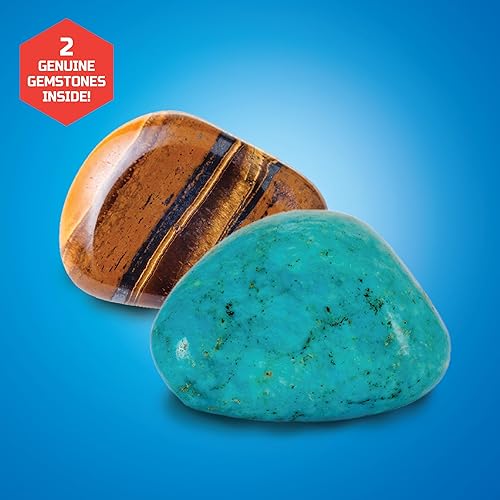 Miniatura 5 de Discovery #MINDBLOWN - Juego de tesoros desenterrados, paquete de 2 kits de excavación con cincel, descubre 2 piedras preciosas, experimento