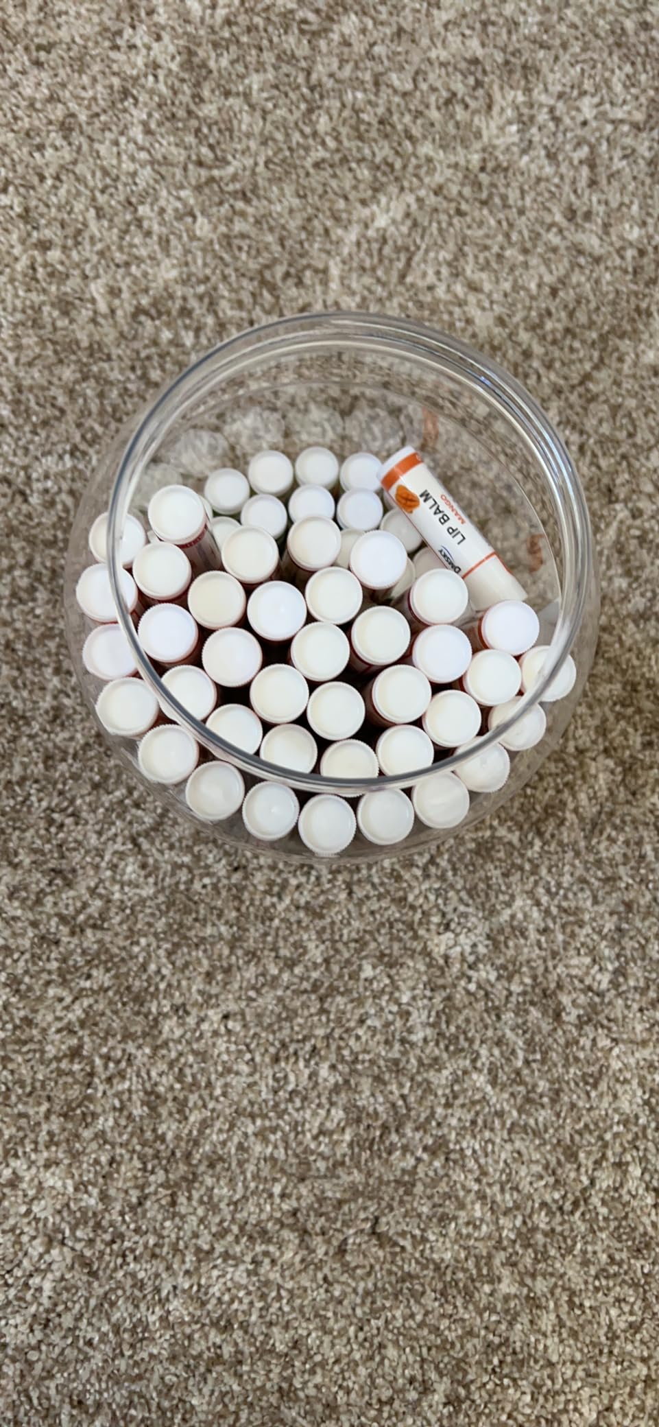 DMSKY Lip Balm Bulk 108 Pack, Lip Balm Hydrating with Vitamin E and Coconut Oil 12 Flavors, Lip Moisturizer Treatment - Party Favors Bulk Gift