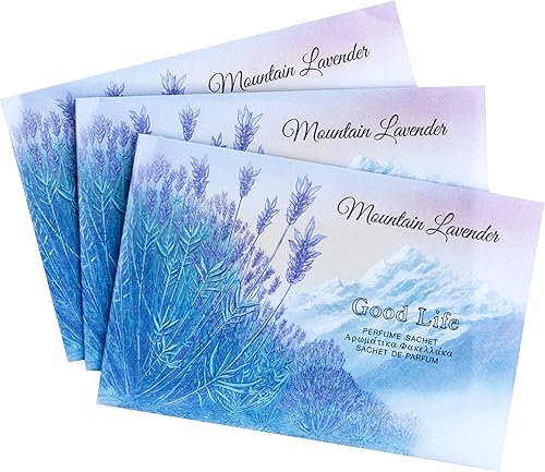 Miniatura 5 de Good Life Sobres perfumados de lavanda de montaña  Diseñado y fabricado en Nueva Zelanda  12 sobres