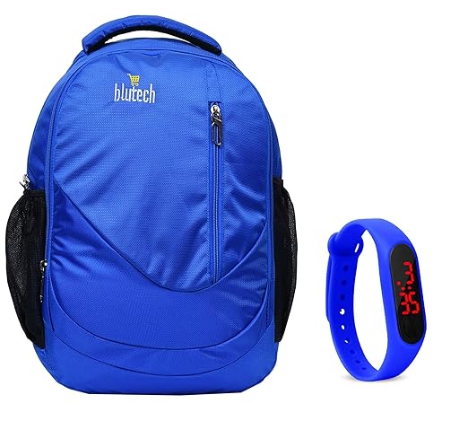 Blue colour college bags Clearance