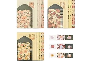yiyue 36Pcs Stationery Paper and Envelopes Set