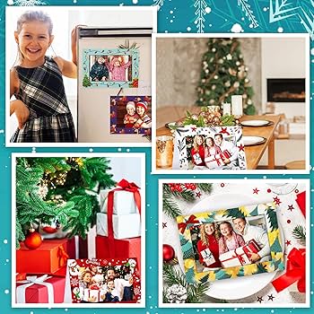 Amazon | Remerry Christmas フォトフレーム グリーティングカード