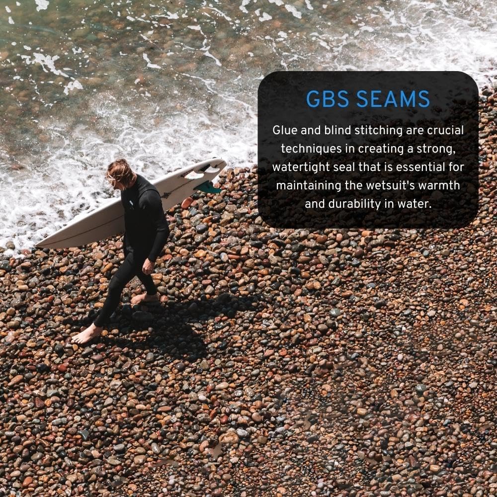 OCTO Men's 3/2mm and 4/3mm Chest Zip Wetsuit - Yamamoto Japanese Neoprene - Full Body Wet Suit for Men - Lightweight Durable Warm Stretchy