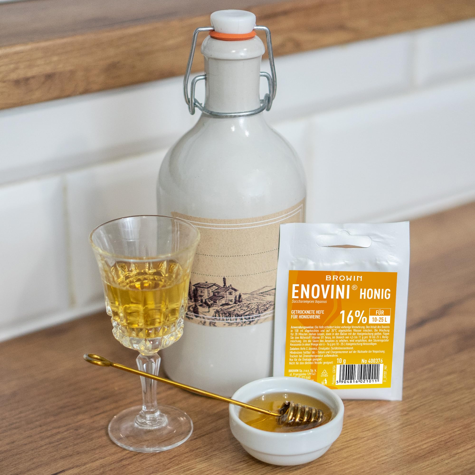 Dry Mead Yeast 10g - Home Brewing for 10-25L - 400370 - P&P UK