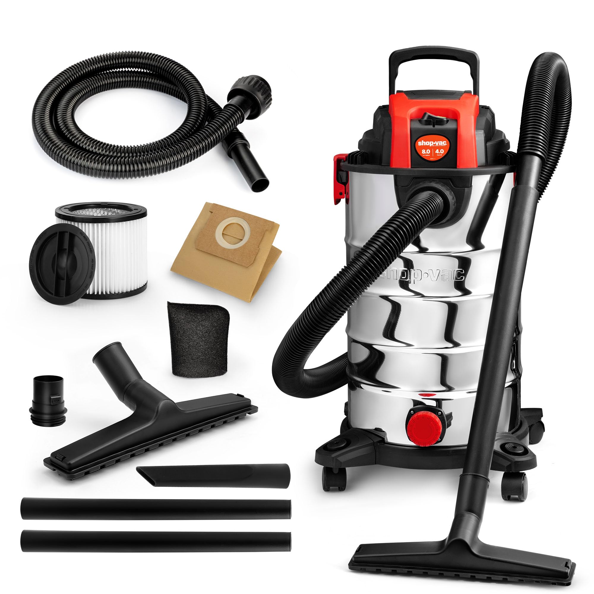 Shop-Vac 8 Gallon 4.0 Peak HP Wet/Dry Vacuum with Blower Function