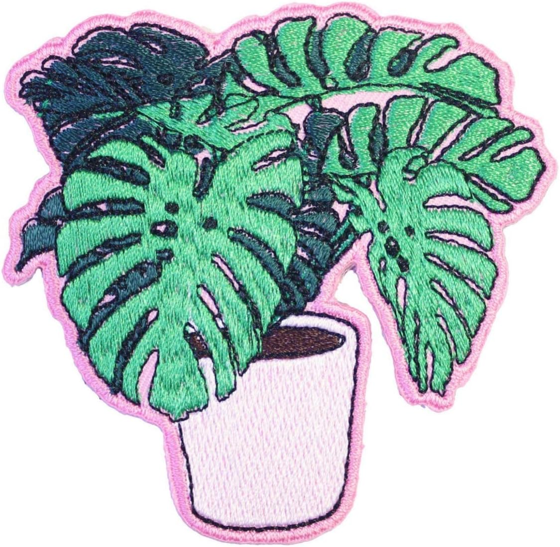 Monstera Plant Iron On Patch