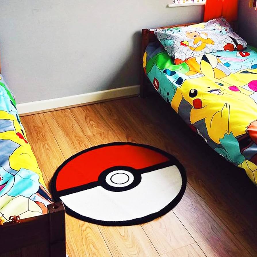 Kids Pokemon Pikachu Anti-Slip Rugs Carpet Living Room