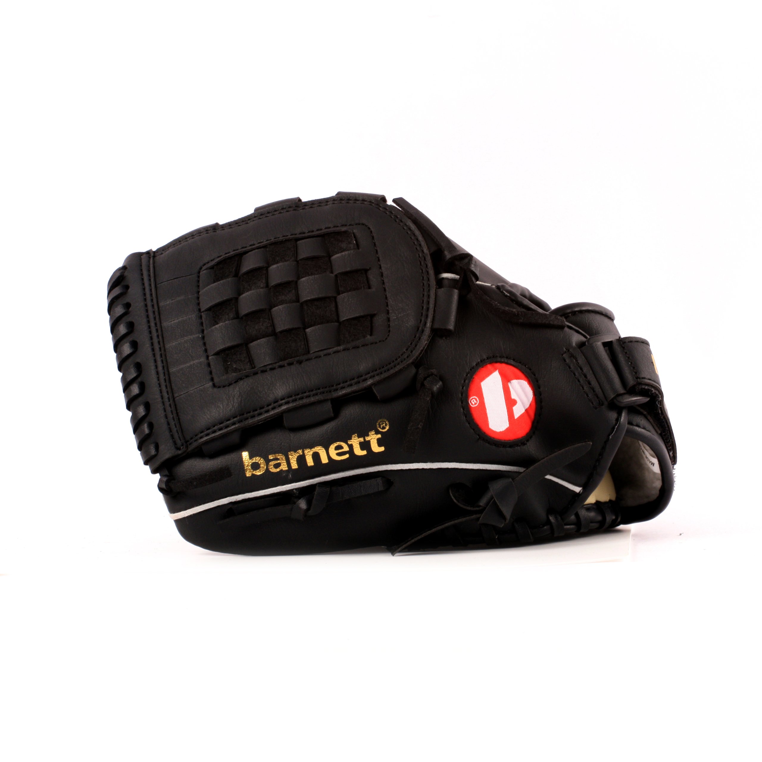 BARNETT JL-110 Infield - Guanto da baseball in poliuretano, misura 28 cm, colore: nero
