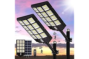 KAQUR 3200W Solar Street Lights Outdoor Waterproof