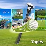 Adjustable Length VR Golf Club Handle Compatible for Oculus-Quest 2-Accessories, Virtual Reality Baseball Controller Attachment, Simulator Real Golf Game Bat Adapter for Golf+, Walkabout Mini Golf