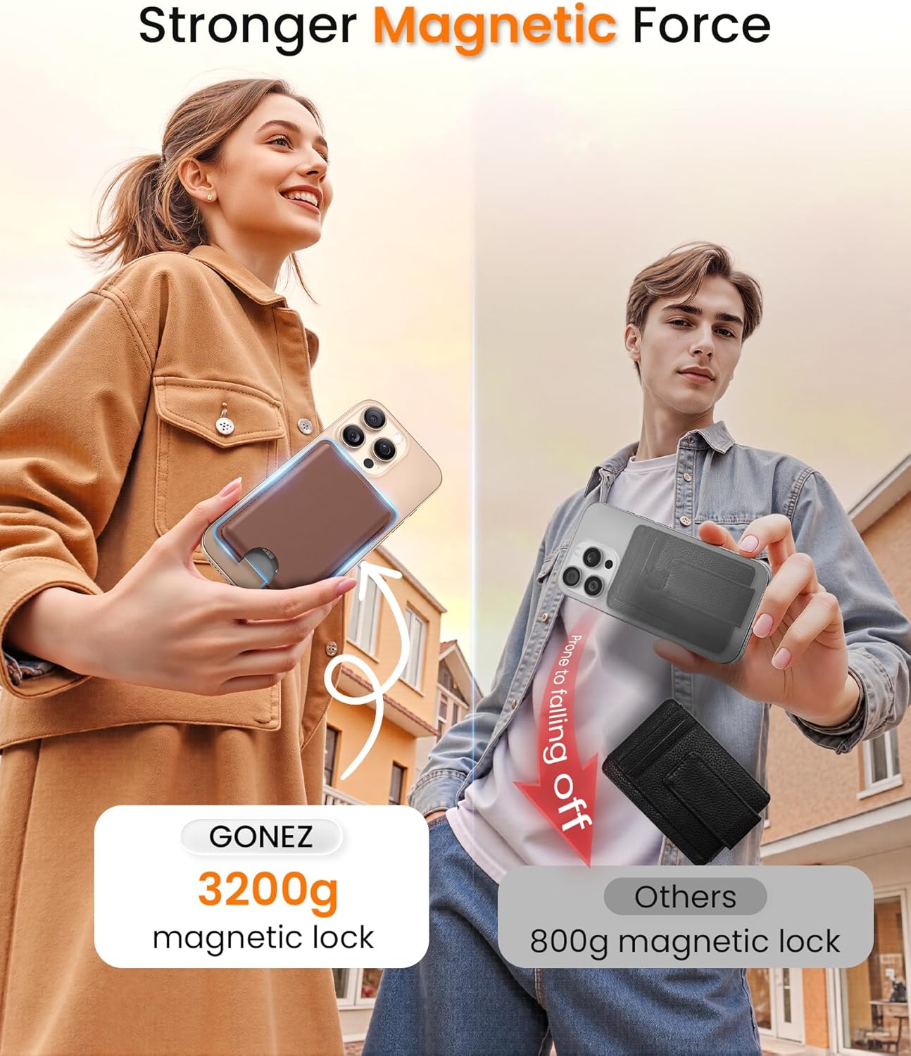 GONEZ for iPhone 14 Pro Case with Magsafe Wallet, with Screen Protector + Camera Lens Protector, Soft Anti-Scratch Microfiber Lining, Shockproof Liquid Silicone Phone Cover, Wine Red