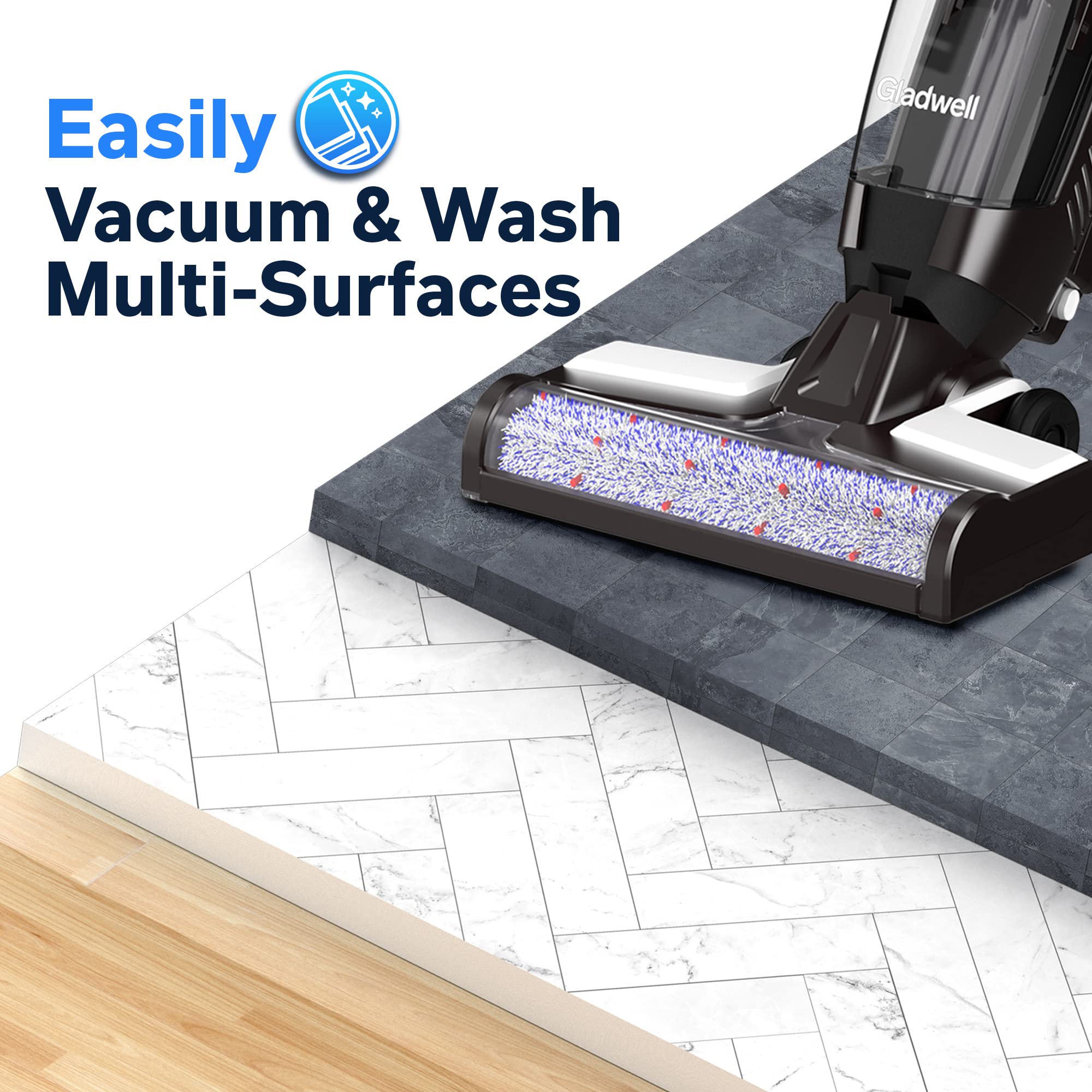 Buy Wet Dry Vacuum Cleaner, Gladwell Cruiser Cordless All in One Wet