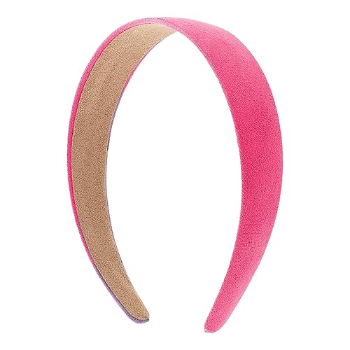 Miniatura 5 de Motique Accessories Diadema de gamuza de 1 pulgada de ancho para mujeres y niñas, color gris