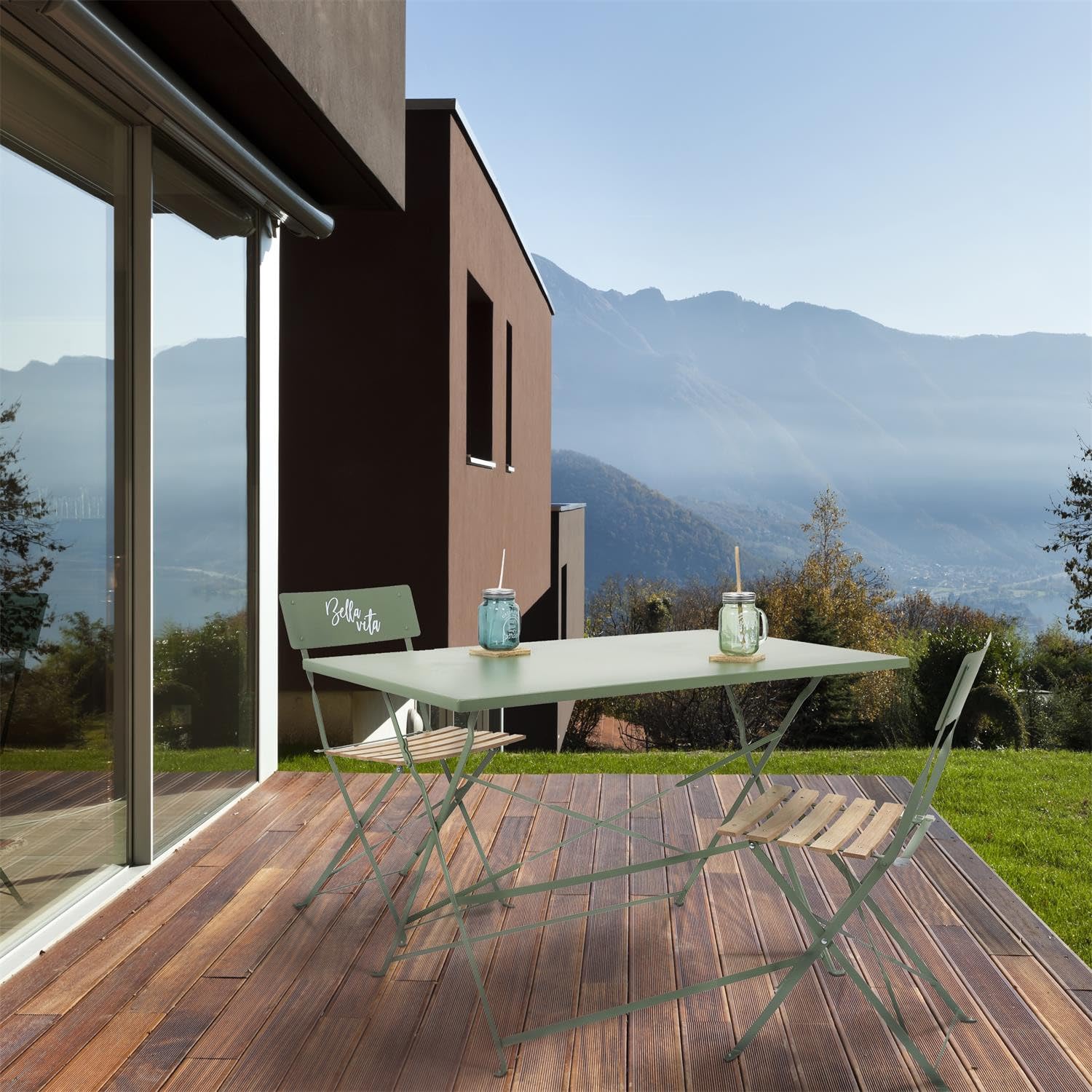 SILLA PLEGABLE VERDE BELLA VIT