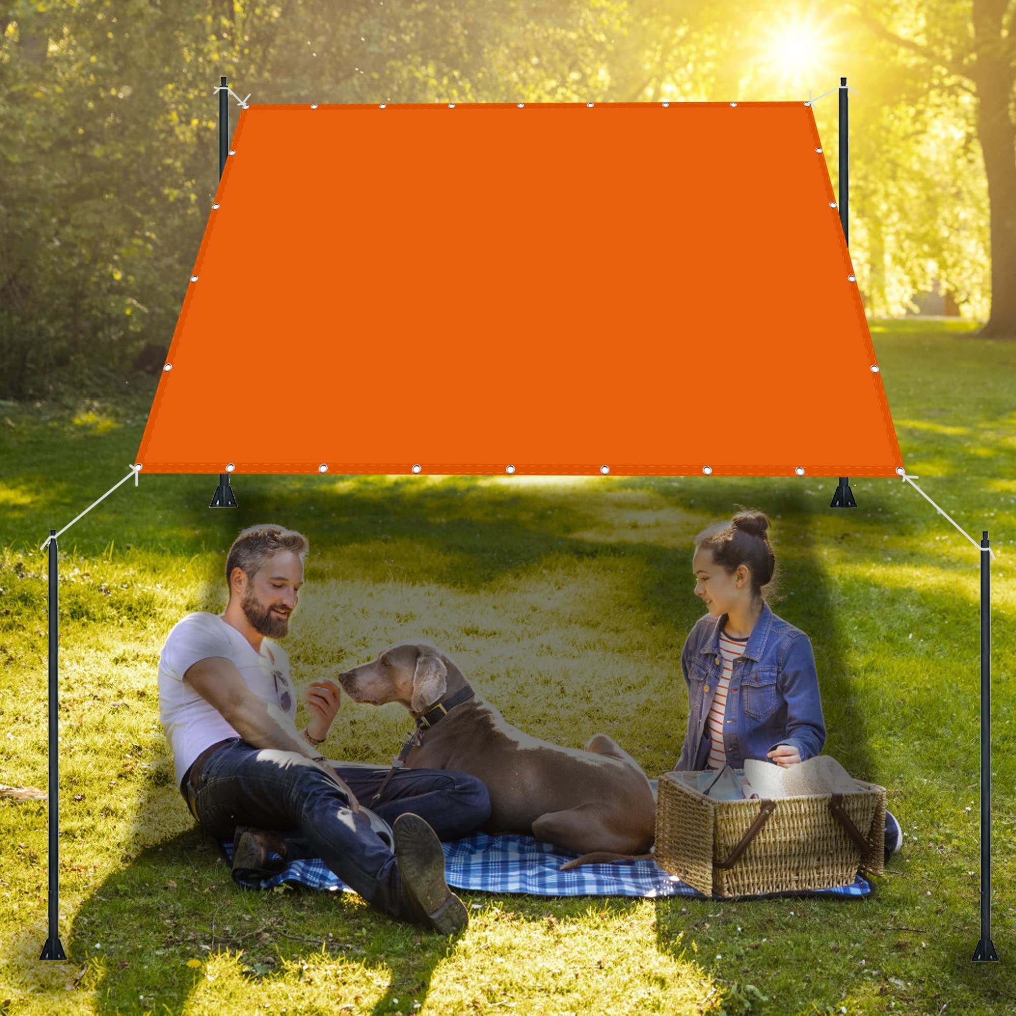 Sonnensegel Wasserdicht Sonnenschutz 1.6 x 2 m Rechteckig Wasserdicht UV Schutz Sonnensegel Wasserdicht Wasserabweisend Uv Schutz für 