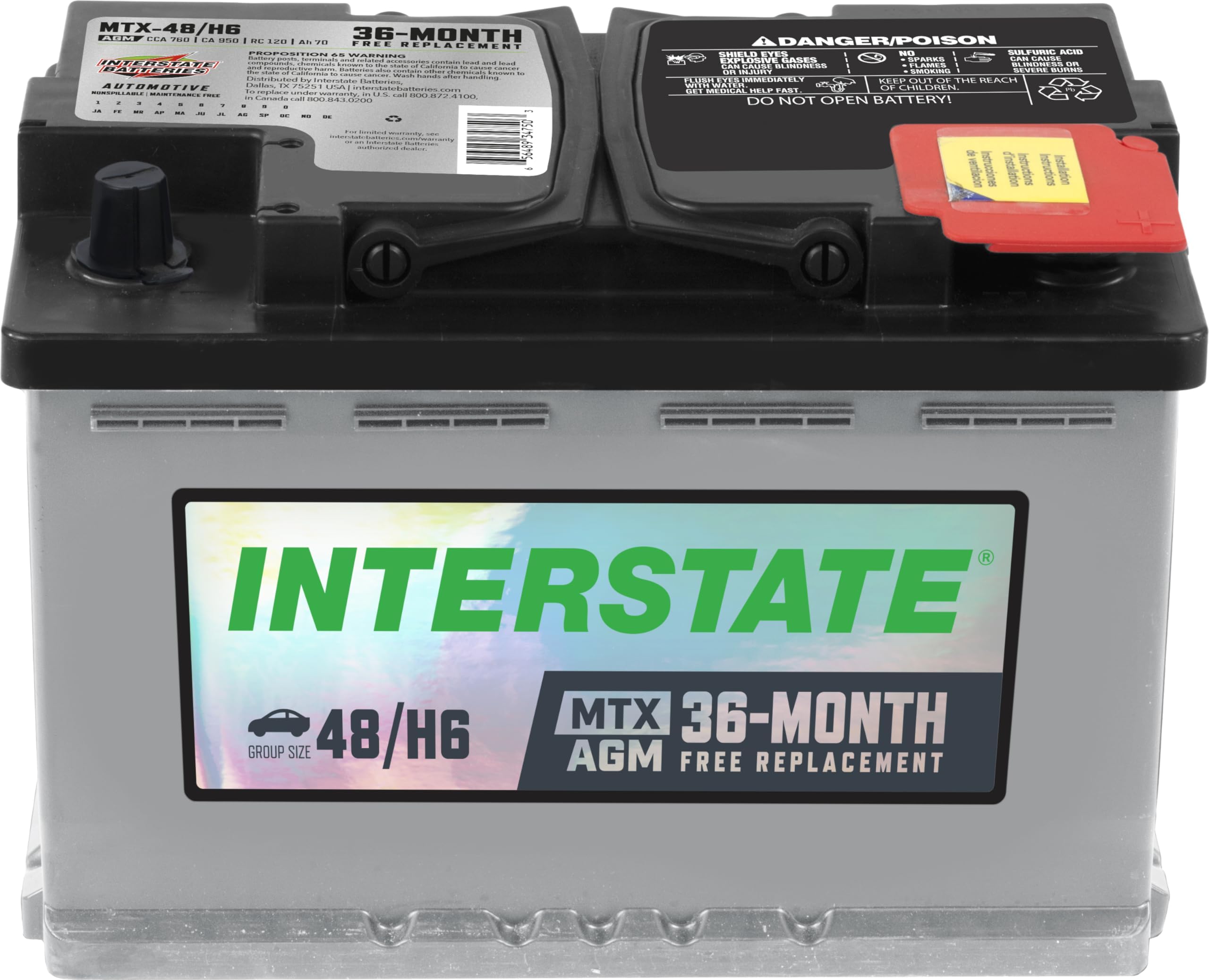 Interstate Batteries Automotive Battery 12V 70Ah (Group