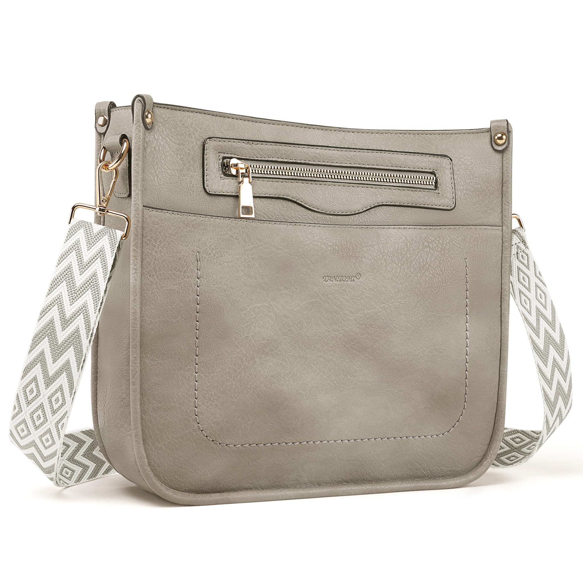 TANTOMI Crossbody Bags for Women Crossbody Purses for Women Hobo Bag Shoulder Bag Handbags with Guitar Strap-7 Pockets