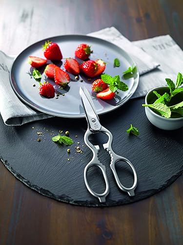 Miniatura 10 de Zwilling 43924-200 - Tijeras de cocina clásicas, color rojo, acero inoxidable, tijeras de cocina, fabricadas en Japón