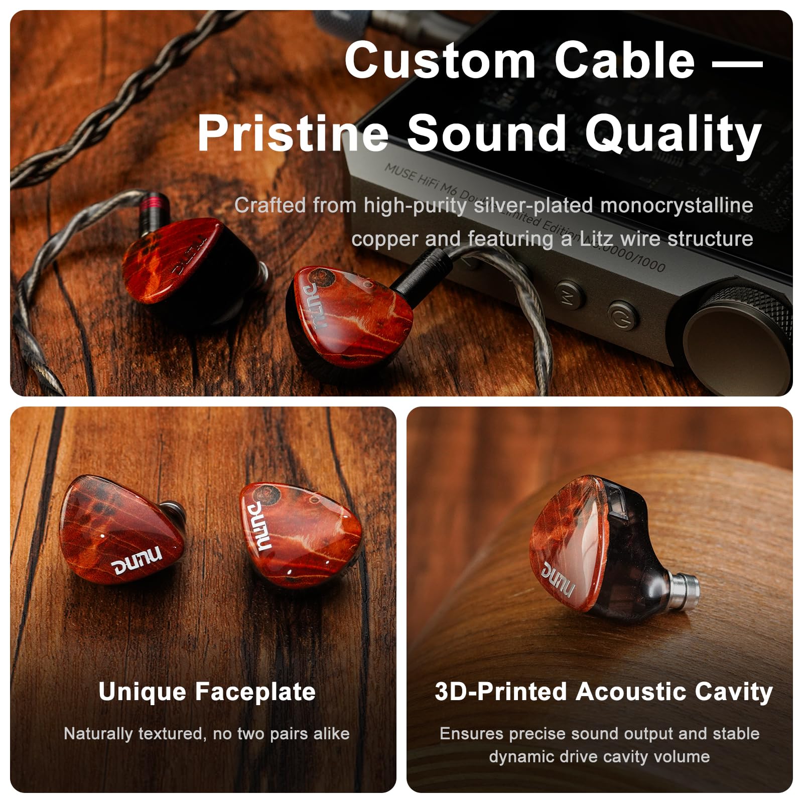 Amazon.co.jp: HiFiGo DUNU x Gizaudio Da Vinci IEMs 2DD+4BA