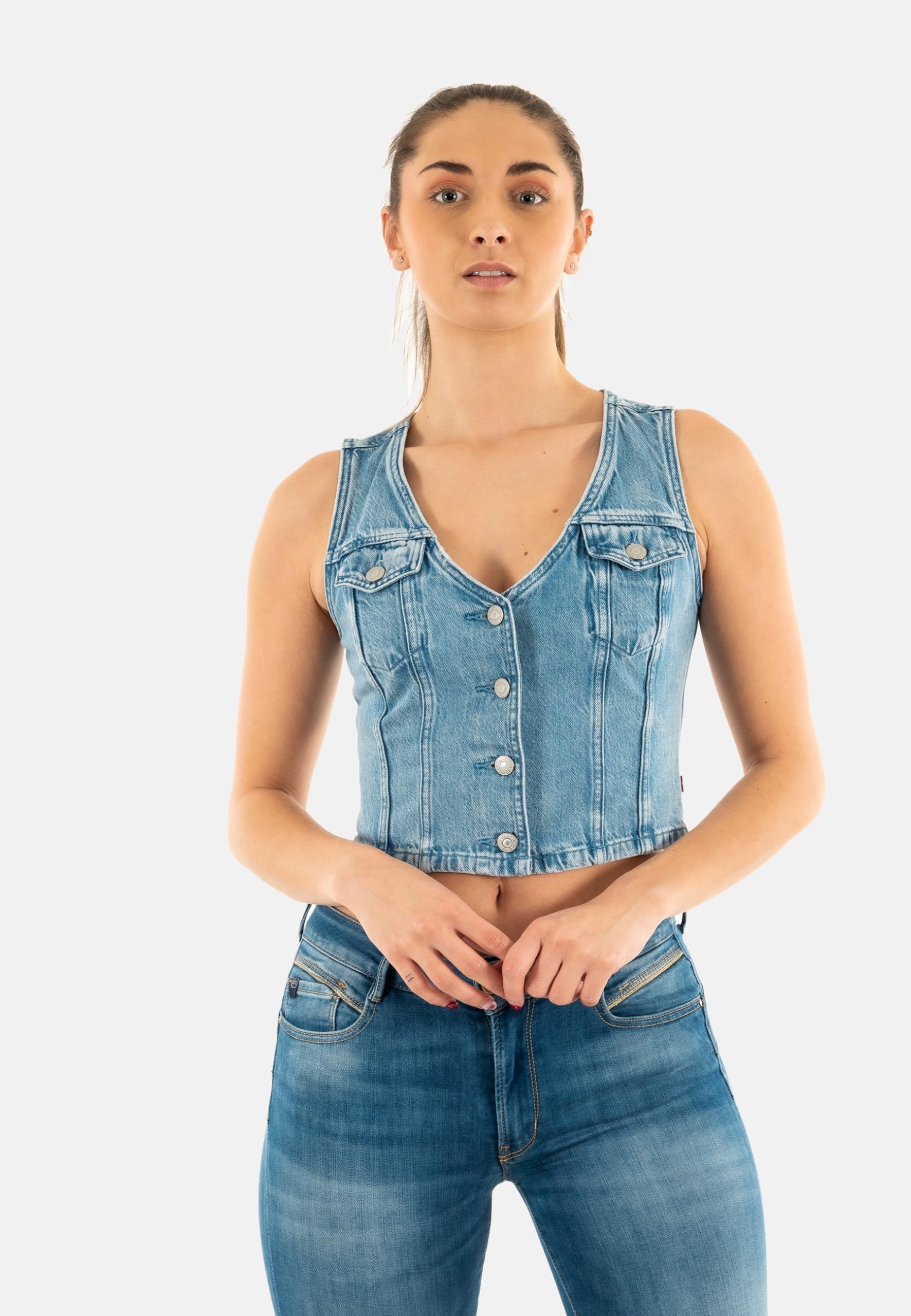 Bella Denim Gorset I Will, I Will, S