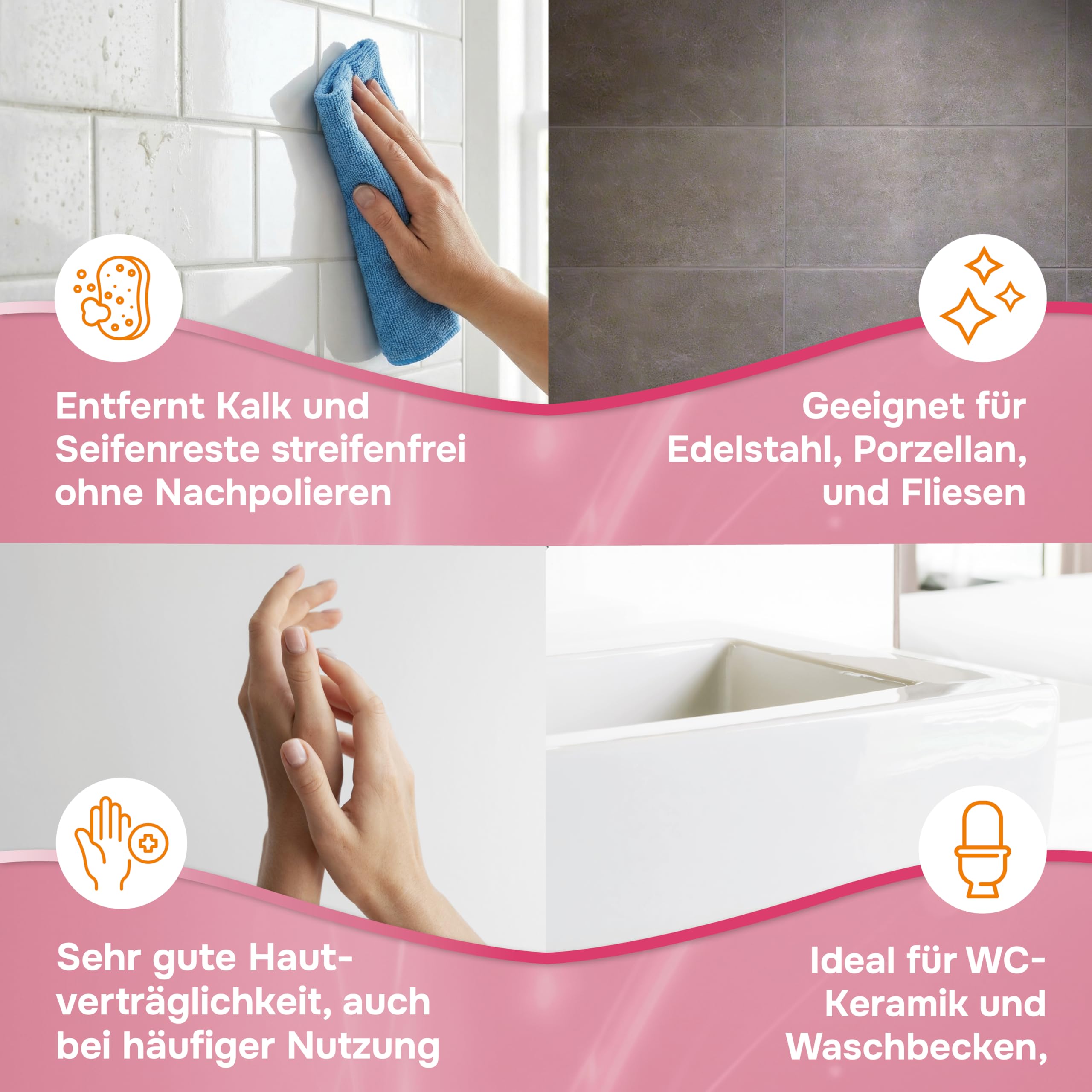 Badblitz 10L, Badreiniger & Kalkreiniger, Zitronensäure, Putzmittel | WC Reiniger, Entkalker für hochglänzende Oberflächen, Sanitär Duftreiniger, Fliesenreiniger & Duschkabinenreiniger