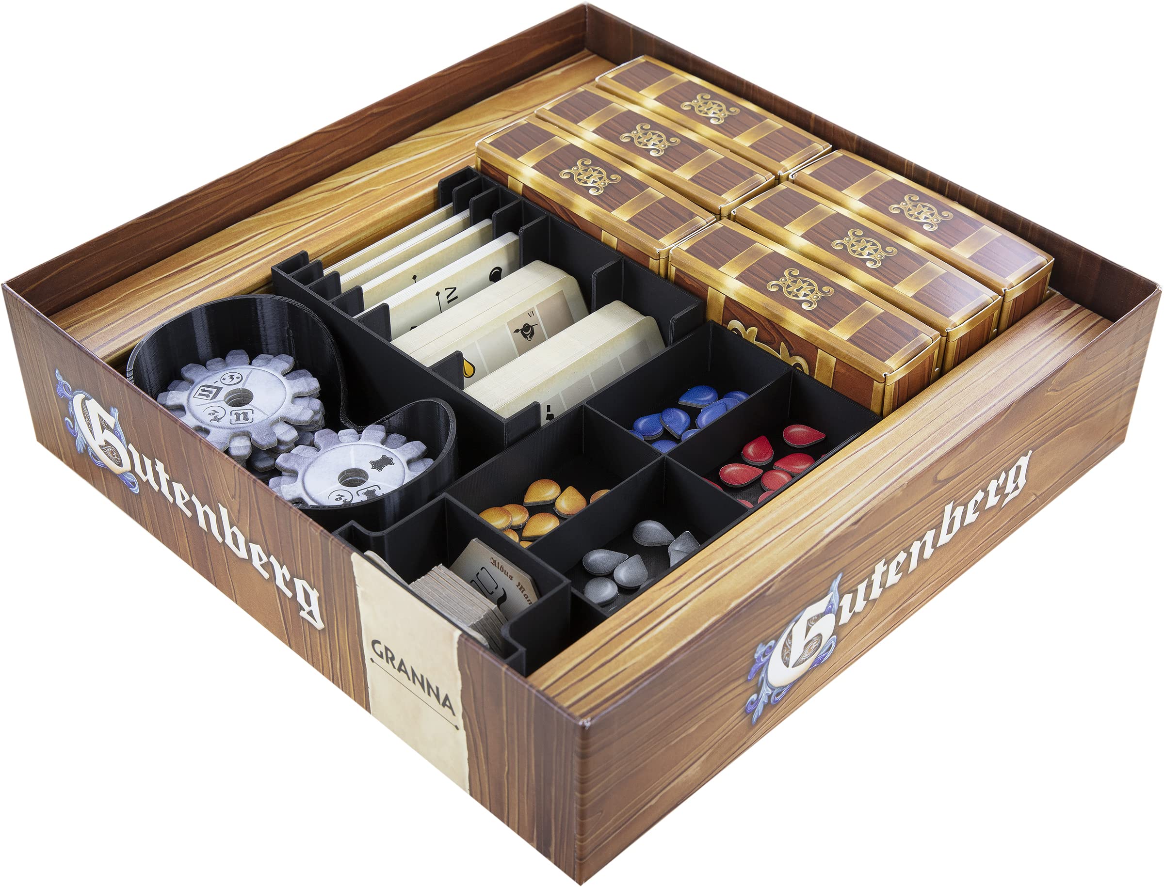 Carcassonne ® Organizer Bauplan deutsch kompatibel für