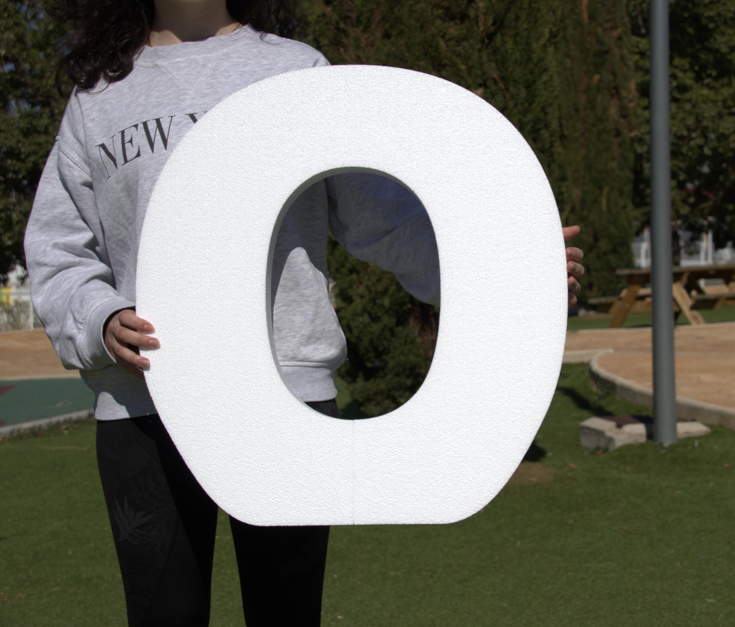 Letras Gigantes 60 cm en Poliestireno para Bodas y Eventos
